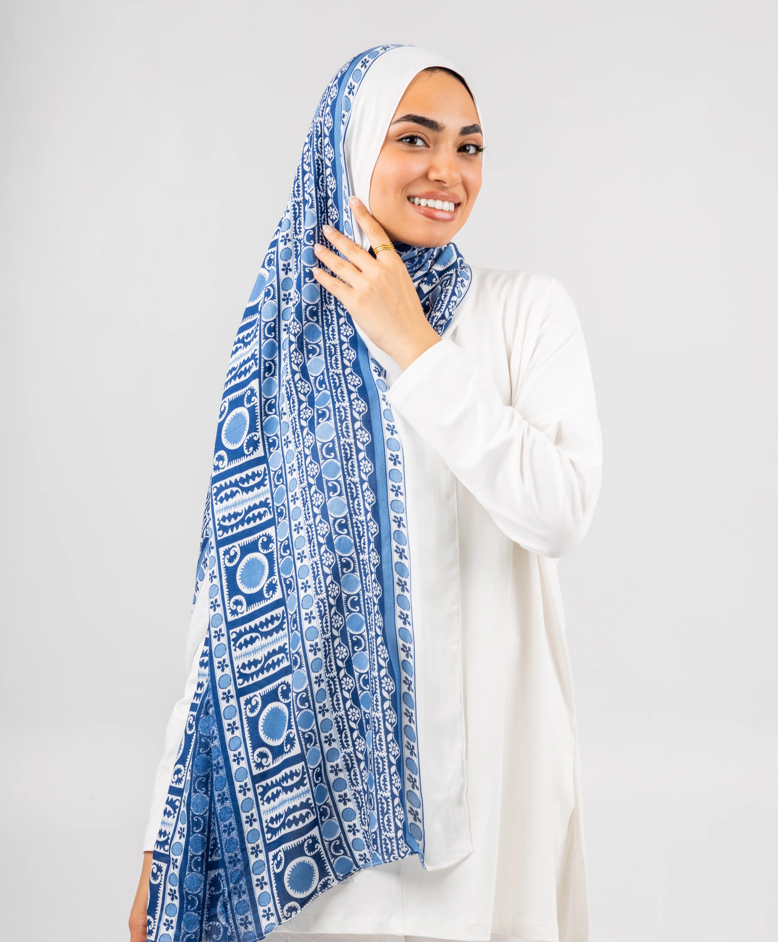 Summer Sky Modal Scarf - Image 3