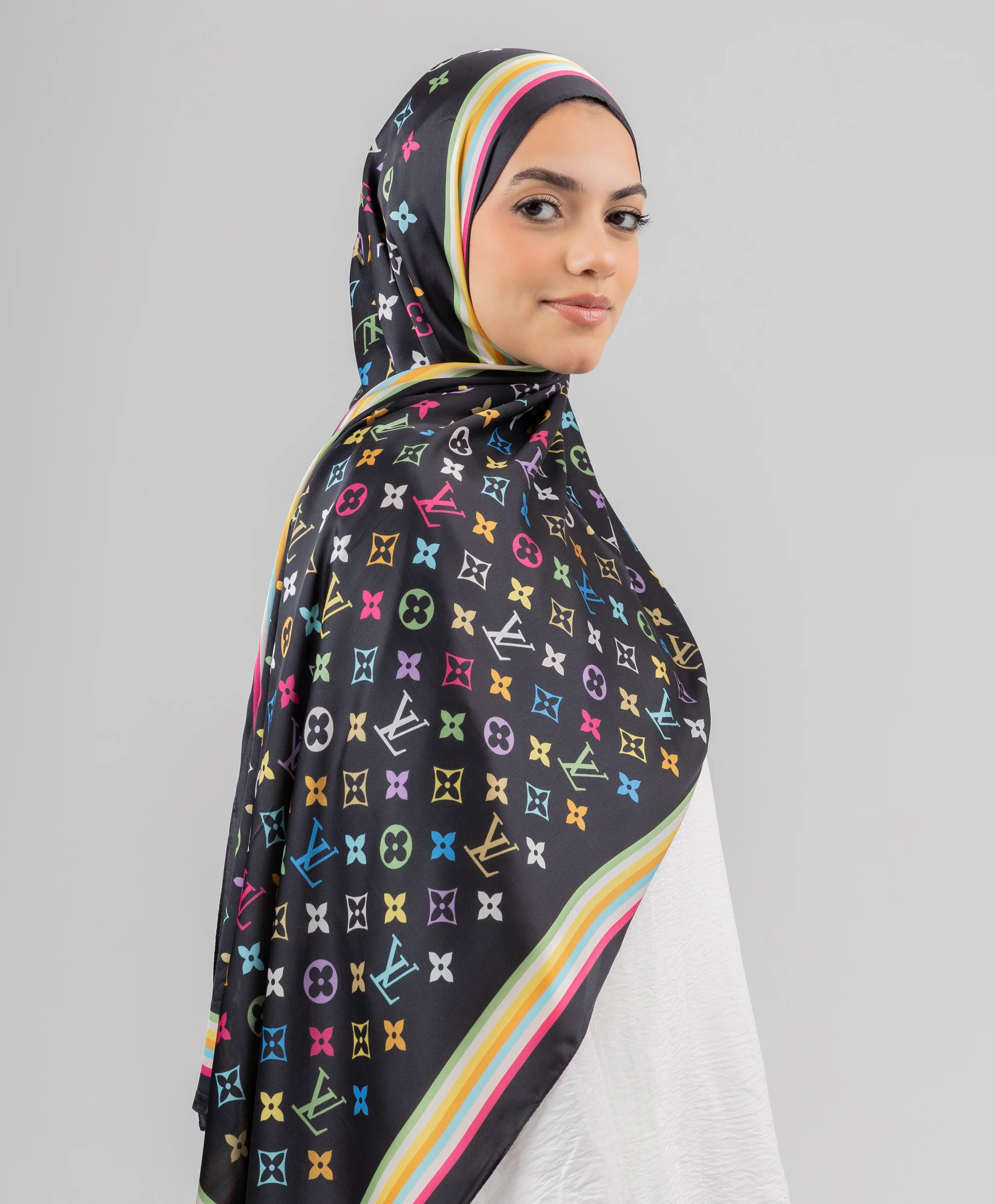 Vibrant Silk Scarf - Image 3
