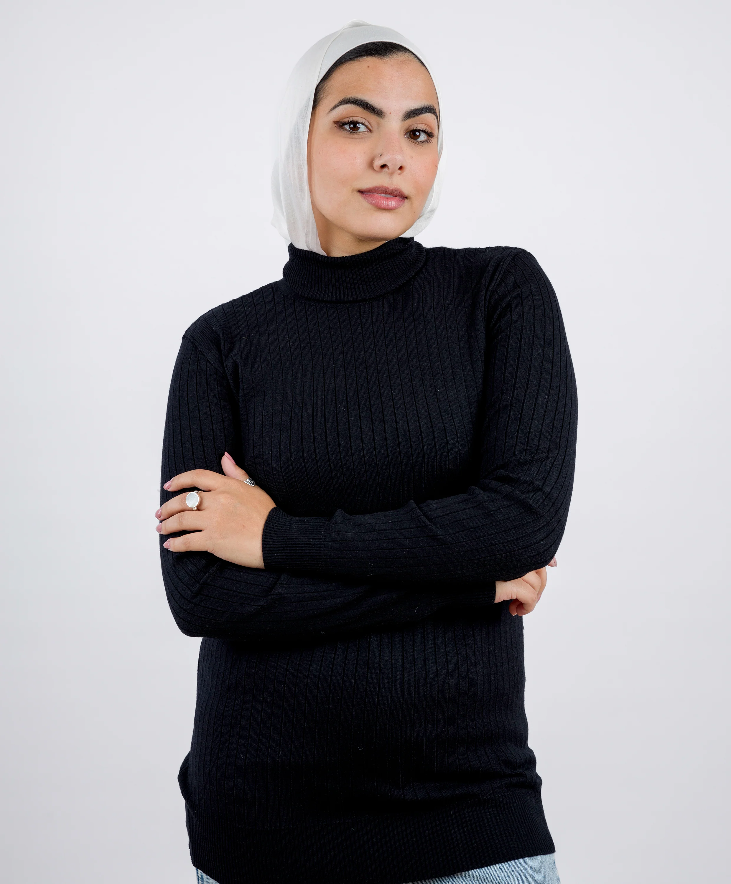 Wide Ribbed Basic Pullover - Image 28